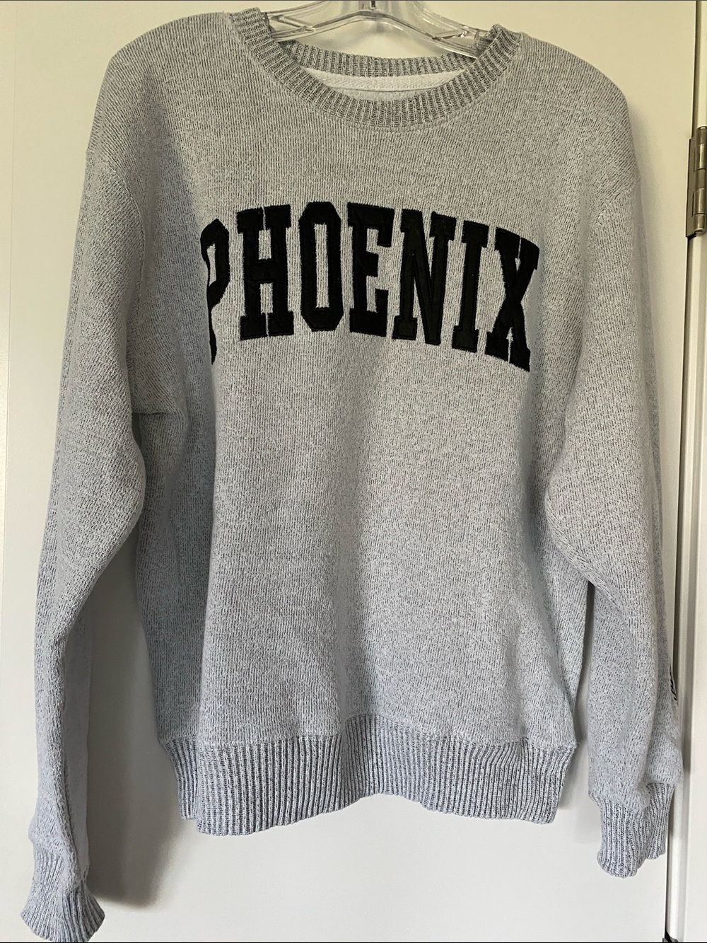 Arizona Phoenix College Varsity SOFTEST Crew Neck Sweater Fan Gear Dorm ASU L